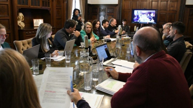 En la última reunión de la comisión hubo presencia de representantes gremiales.