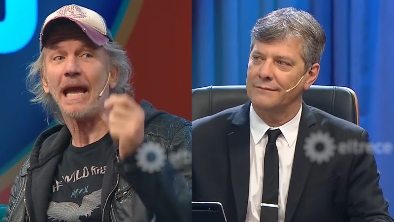 Facundo Arana y Mario Pergolini en 