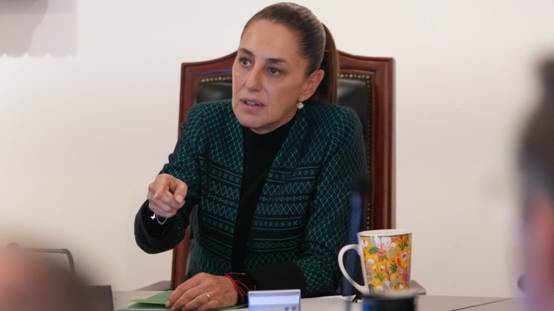 La presidenta mexicana este martes luego del acoso callejero.