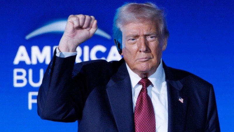 Trump inauguró en Miami el  America Business Forum.