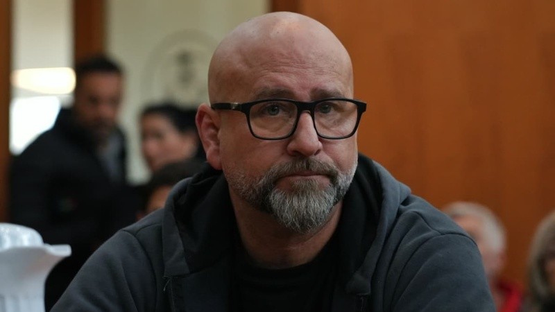 El ex fiscal Patricio Serjal al momento de escuchar la condena en su contra