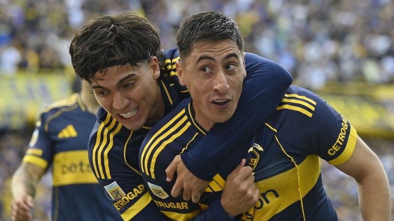 El Changuito y la Bestia, llaves del gol y de la alegría para el Xeneize.