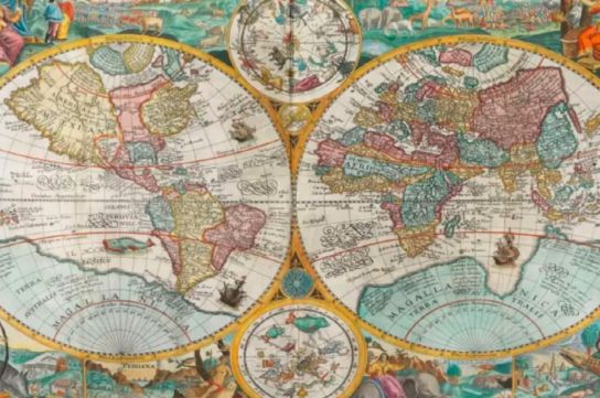 "Nuestra visión del mundo está distorsionada por los mapas, pero no hay ni arriba ni abajo"