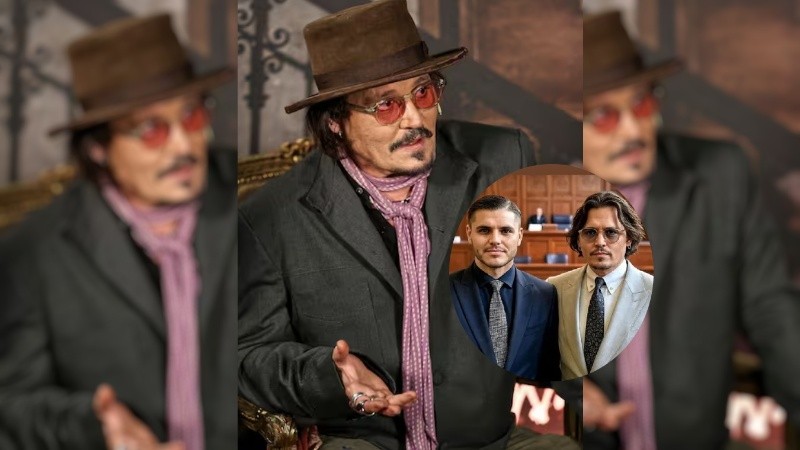 El actor Johnny Depp.