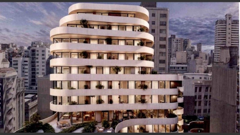 El render del complejo inmobiliario de Sinergia y la familia Airoldi