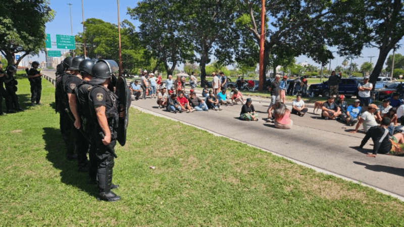 Las protestas se centraron en la capital provincial y zonas aledañas.