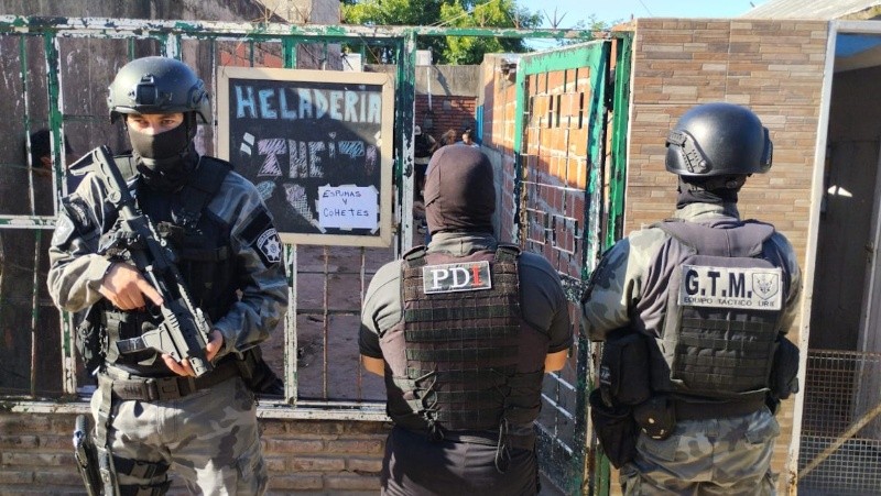 Los operativos los hizo la PDI y colaboró el Grupo Táctico Multipropósito. 