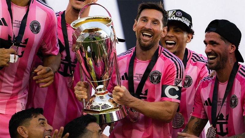 La Pulga consiguió la MLS y está en la historia del Inter Miami, que la gana por primera vez (MLS).