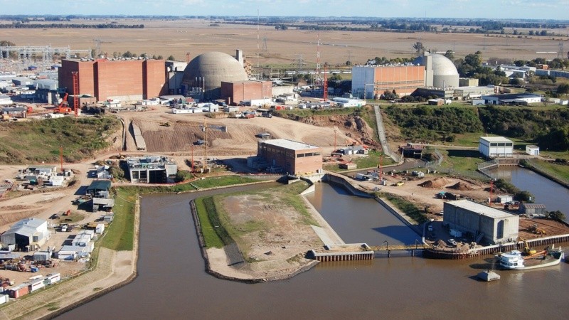 Complejo Nuclear Atucha en Zárate, provincia de Buenos Aires.