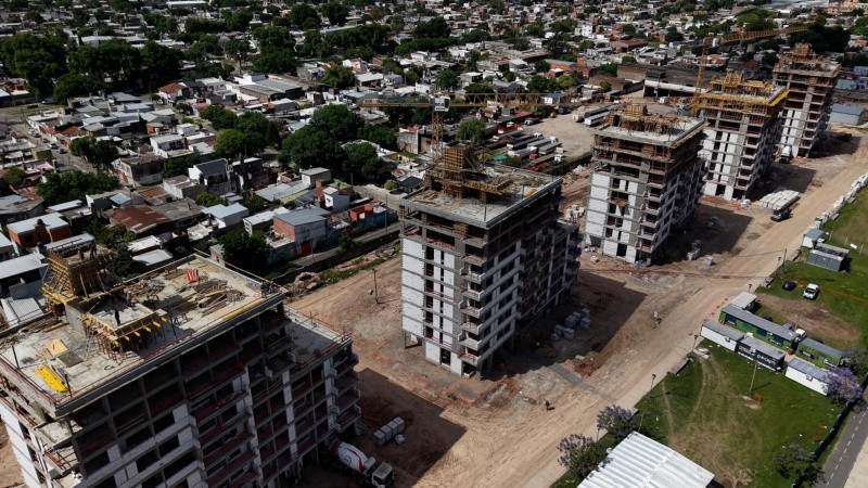  Los edificios muestran un importante nivel de avance.
