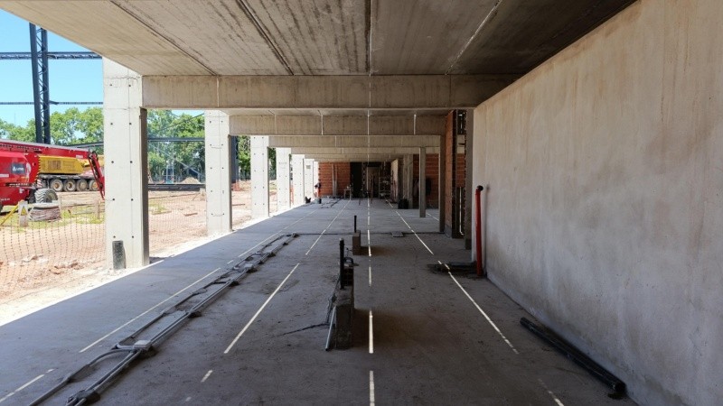 Así están las obras del Multiespacio Arena. 