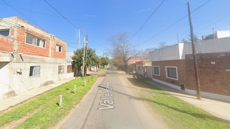 La cuadra donde ocurrieron los hechos intimidatorios.