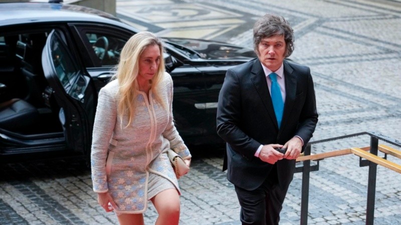 Milei en Oslo para la entrega del Nobel de la Paz.