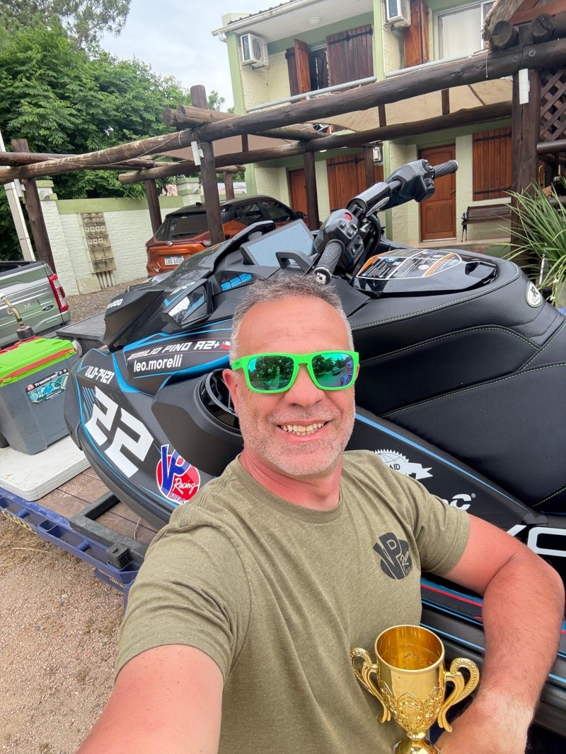 Morelli, feliz por su regreso al agua y por el tercer puesto en Uruguay&nbsp;