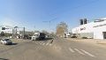 El cruce de avenida Perón y Las Palmeras, donde encontraron el cuerpo.