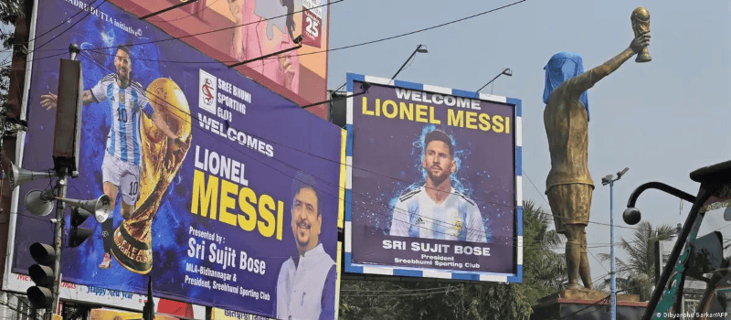 Messi inaugurará estatua de 21 metros de sí mismo en India.&nbsp;