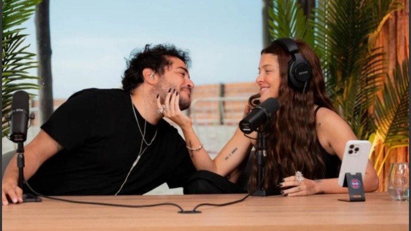 La expareja expuso su malestar en redes