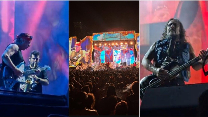 Imágenes del recital de La Renga en Rosario.