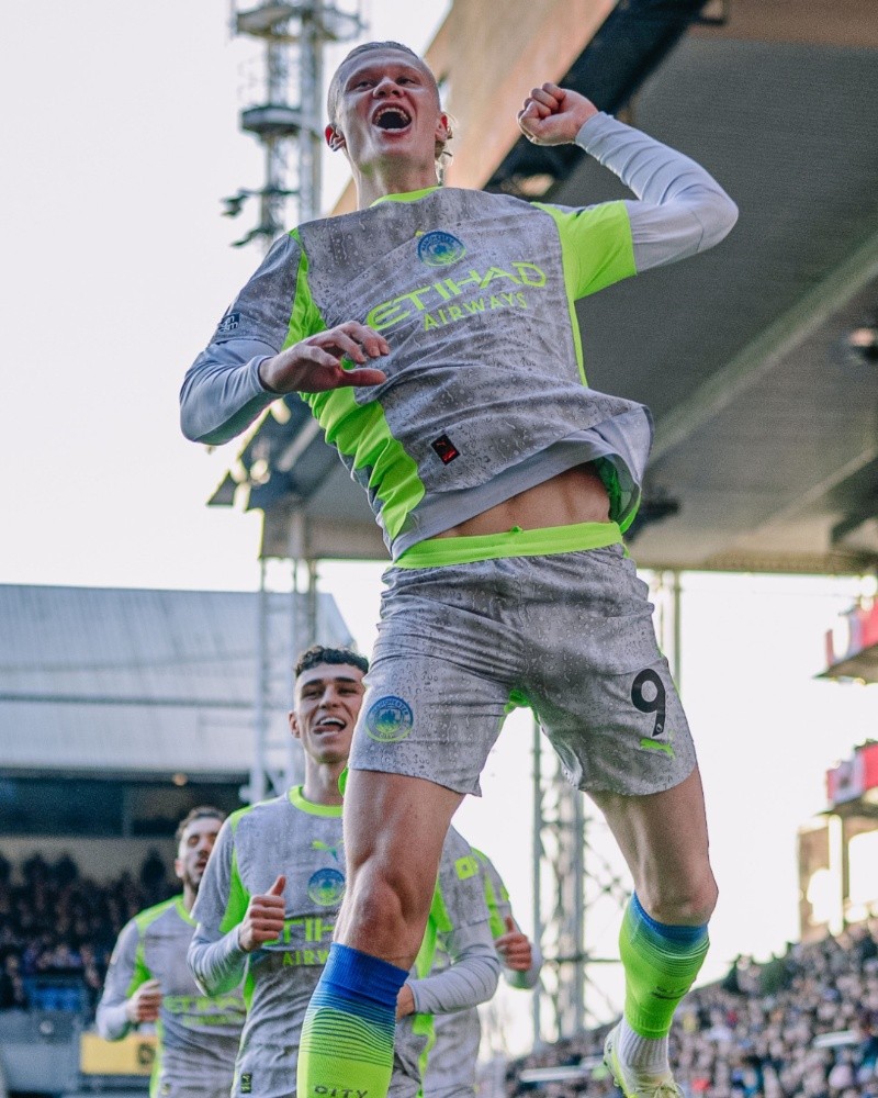 &nbsp;Haaland sigue sumando de a dos en su cuenta personal. (Manchester City)