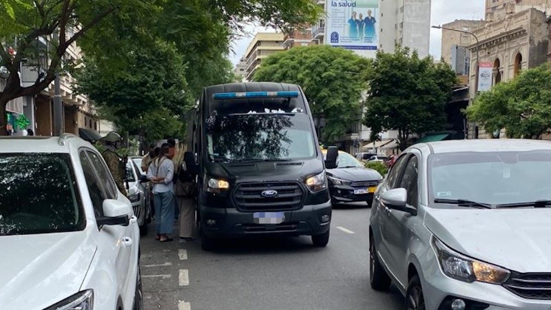 El procedimiento lo hizo la TOE en Pellegrini al 1500, donde Pozzi estaba por tomar un café.