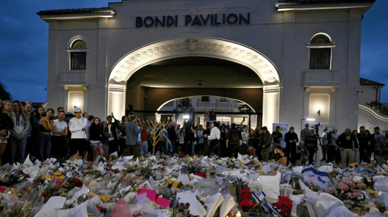 El homenaje que hicieron a la víctimas en Australia.&nbsp;
