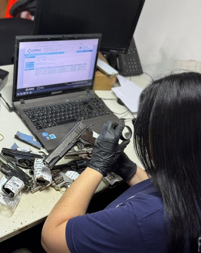 Parte de las armas que pasaron a destrucción.&nbsp;