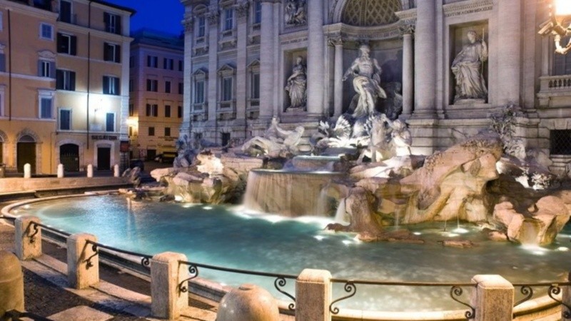 La Fontana di Trevi, monumento de Roma.