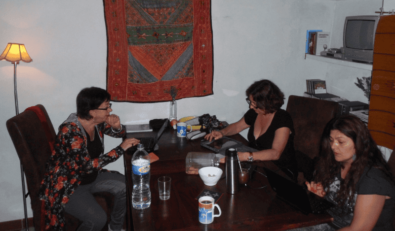 &nbsp;Maritano junto a sus amigas escritoras viajaban a Uruguay cada verano, donde se sentaban a escribir durante horas.