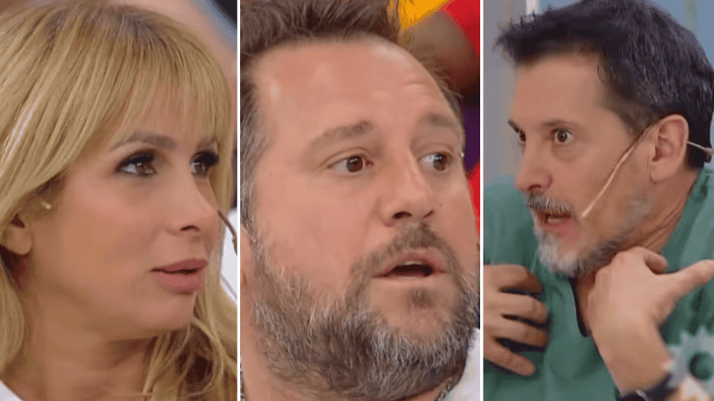 Fernanda Vives, Sebastián Cobelli y Sergio Verón.