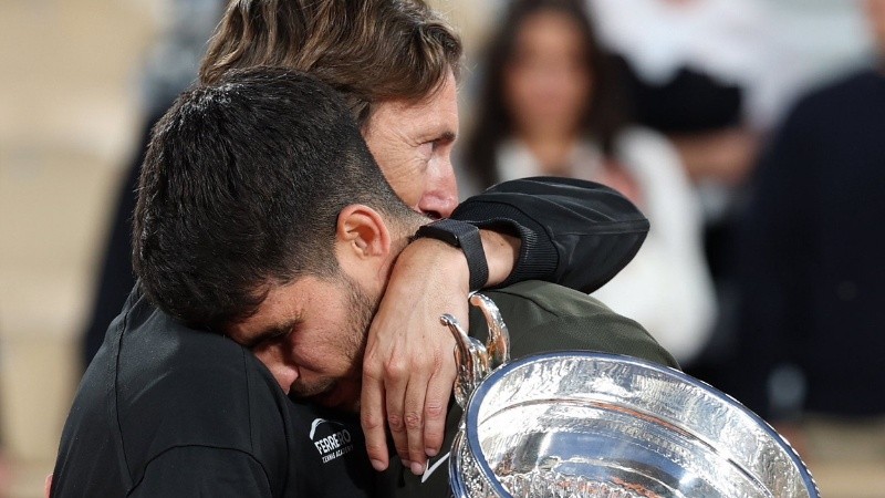 Ferrero acompañó toda la carrera profesional del actual líder del ranking ATP (instagram Alcaraz).