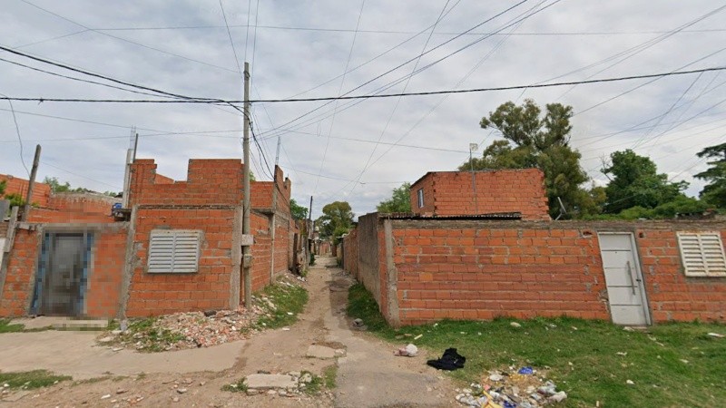 El pasillo donde fueron los dos ataques a tiros.