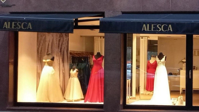 Alesca, el local céntrico que además de vestidos de alta costura, ofrecía 