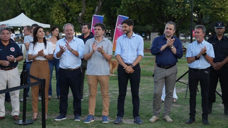 Las autoridades de las áreas competentes estuvieron en el Monumento (Rosario3).&nbsp;