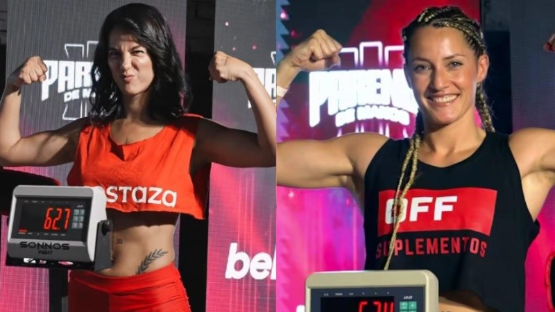 Flor Vigna y Mica Viciconte.