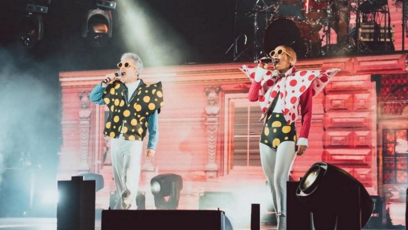 Ale Sergi y Juliana Gattas, en la despedida temporal de Miranda!