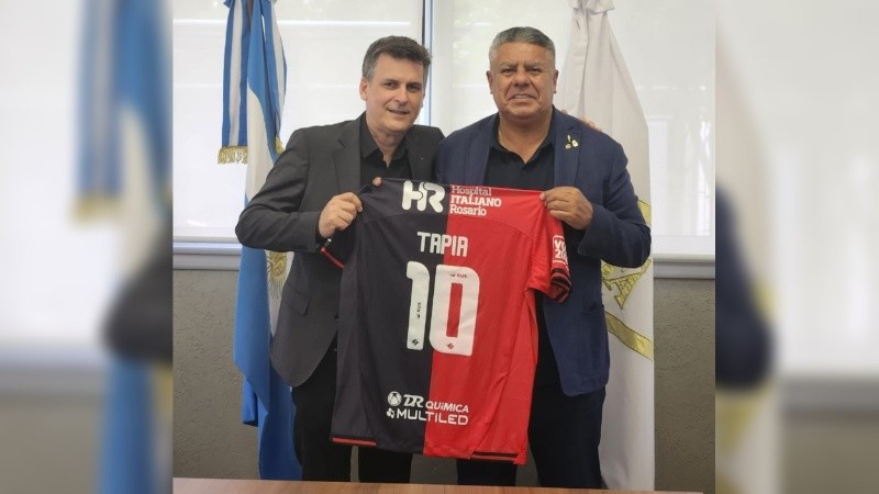 Boero y Tapia en Ezeiza.