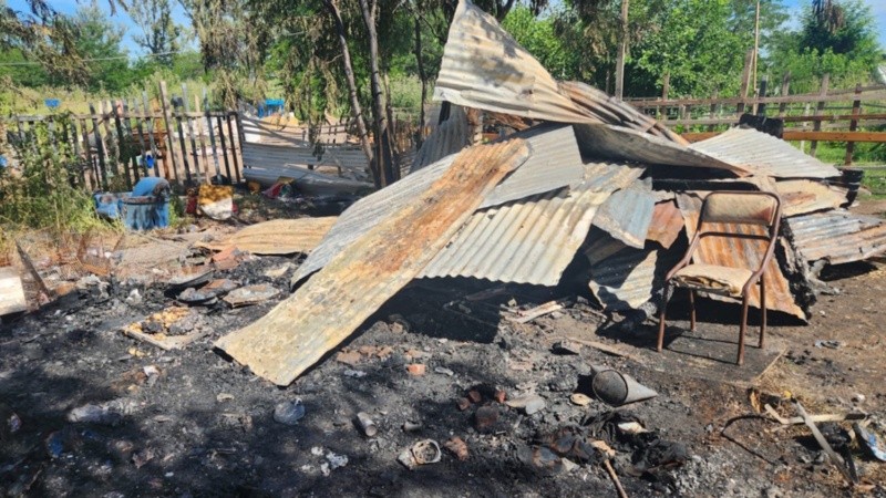 &nbsp;Así quedó el domicilio de Valeria.