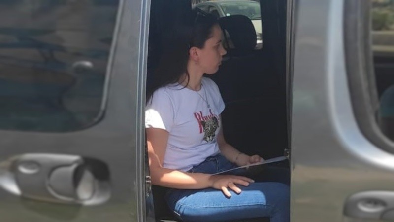 La joven fue detenida la semana pasada.