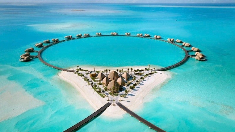 La residencia que Cristiano Ronaldo compró en una exclusiva isla del Mar Rojo.