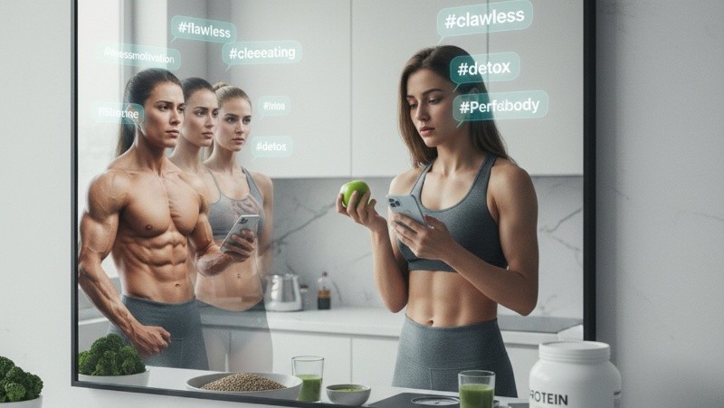 Exigenicas de perfección en redes sociales y sus efectos en los usuarios. (Gémini)&nbsp;