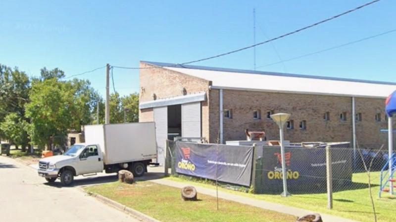 El depósito del súper Oroño, escenario del robo.