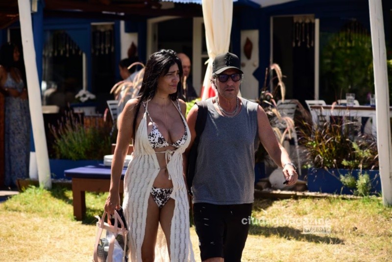 Diego y Andrea, relajados en Punta del Este&nbsp;&nbsp;