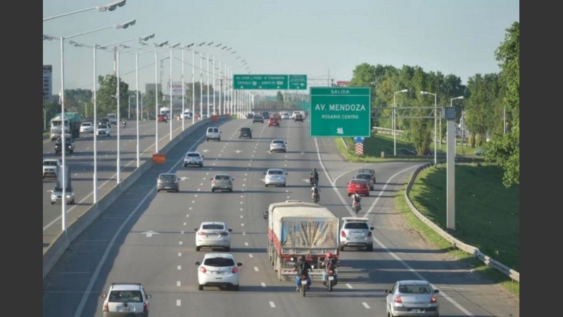 El estado y mantenimiento de avenida Circunvalación es un foco de conflicto del municipio con Milei.