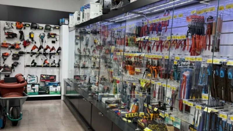 Ferretería, el único rubro con números favorables en diciembre.