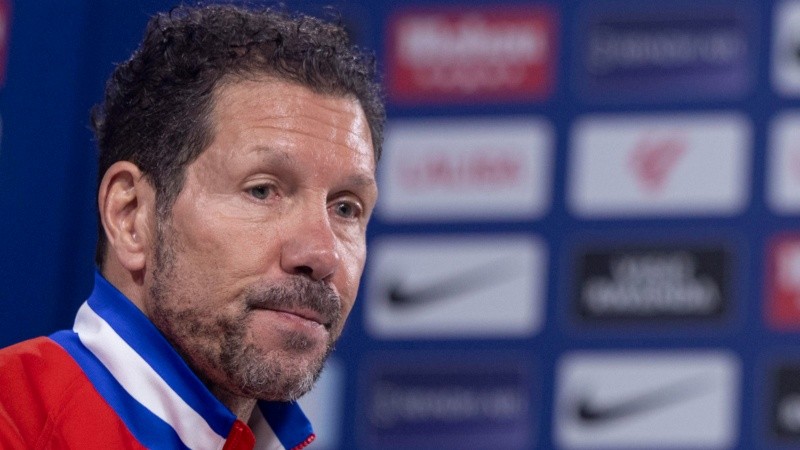 Diego Simeone habló este lunes en conferencia de prensa.