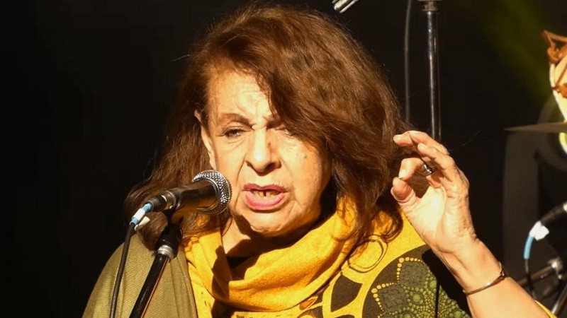 La cantante salteña Melania Pérez.