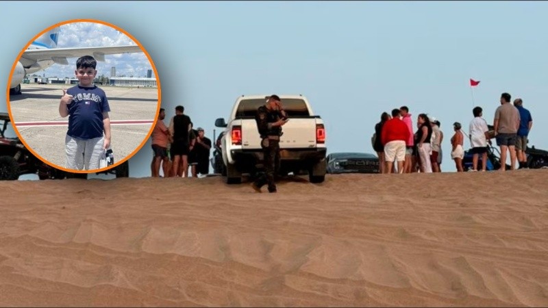 El nene fue herido en Pinamar.