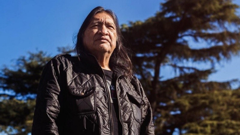 El cantante Rubén Patagonia.