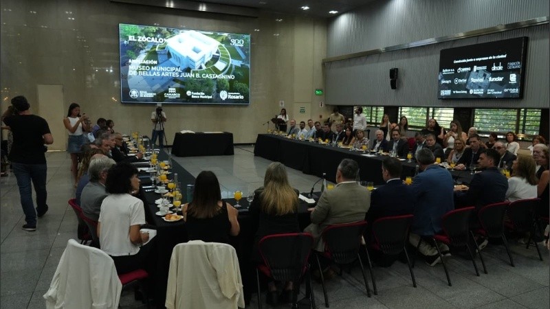 La presentación del proyecto de ampliación del museo, en diciembre pasado.