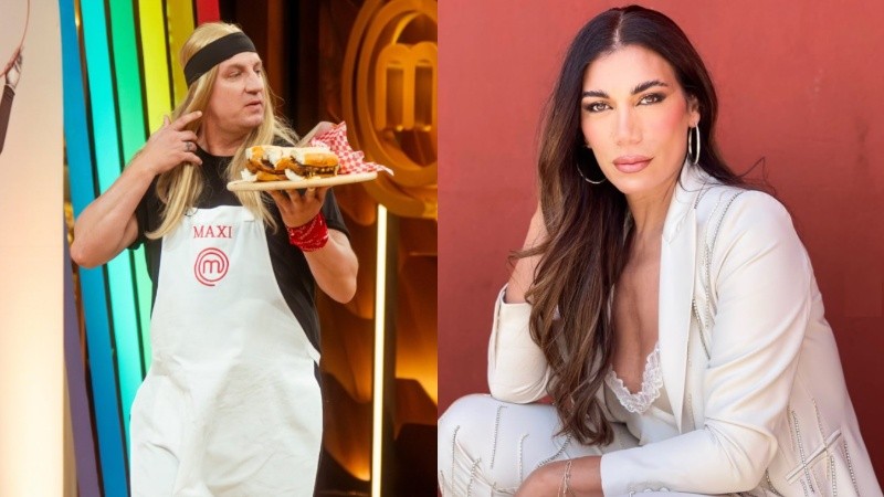 Maxi López y Flor de la V.